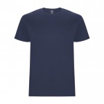 Camiseta de algodón de manga corta 190 g/m2 Roly Direct Stafford color azul vaquero segunda vista