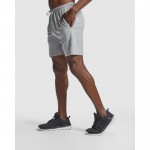 Pantalón corto unisex con cintura elástica 200 g/m2 Roly Direct Sport color azul marino quinta vista de uso