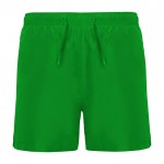 Bañador de poliéster con dos bolsillos laterales 100 g/m2 Roly Direct Aqua color verde segunda vista