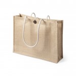 Bolsa de yute laminado 320 g/m2 color beige primera vista