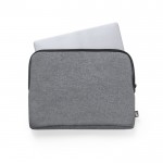 Funda de RPET para ordenador con interior completamente acolchado 15'' tercera vista