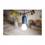 Bombilla LED personalizable de colores con cuerda colgante a juego primera vista