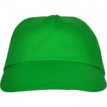 Gorra de 5 paneles con cinta interior antisudoral 165 g/m2 color verde segunda vista