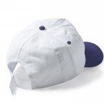 Gorra de 5 paneles de algodón con orificios de ventilación 170 g/m2 color marrón grisáceo segunda vista