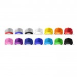 Gorra de 5 paneles de algodón con orificios de ventilación 170 g/m2 color blanco vista detalle 4