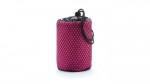Toalla deportiva de microfibra con bolsa de transporte 138x72cm color fucsia tercera vista