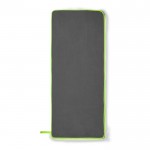 Toalla para baño y playa de poliéster y poliamida 280 g/m2 color gris topo vista detalle 3