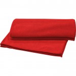 Toalla para baño y playa de poliéster y poliamida 280 g/m2 color rojo segunda vista