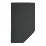 Toalla de microfibra ideal para deporte de poliéster 190 g/m2 color negro segunda vista