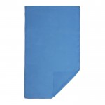 Toalla de microfibra ideal para deporte de poliéster 190 g/m2 color azul real segunda vista