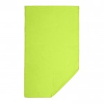 Toalla de microfibra ideal para deporte de poliéster 190 g/m2 color verde pistacho segunda vista