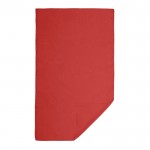 Toalla de microfibra ideal para deporte de poliéster 190 g/m2 color rojo segunda vista