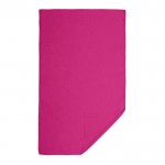 Toalla de microfibra ideal para deporte de poliéster 190 g/m2 color rosa segunda vista