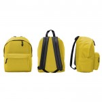 Mochila de poliéster 900D multiusos con compartimento principal color amarillo vista detalle 1
