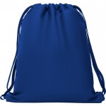 Mochila de cuerdas estilo deportiva de poliéster 150 g/m2 color azul real segunda vista