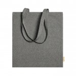 Bolsa de algodón reciclado a color resistente 8kg 120 g/m2 Eco Recycle color negro segunda vista