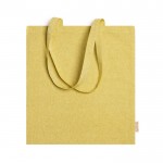 Bolsa de algodón reciclado a color resistente 8kg 120 g/m2 Eco Recycle color amarillo segunda vista