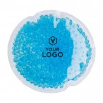 Parche circular de perlas de agua para enfriar o calentar color azul claro tercera vista