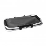 Cesta plegable de poliéster con empuñadora en espuma EVA para picnic color gris segunda vista