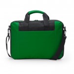 Portadocumentos acolchado de poliéster ideal para portátil color verde menta segunda vista