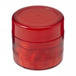 Caja de caramelos con bálsamo labial color rojo tercera vista
