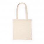 Bolsa de algodón en color natural con asas largas 180 g/m2 color natural primera vista de uso