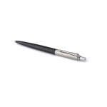 Bolígrafo de acero inoxidable Parker Jotter Core tinta azul color negro tercera vista