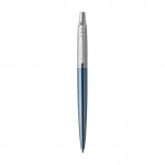Bolígrafo de acero inoxidable Parker Jotter Core tinta azul color azul claro primera vista