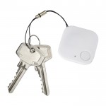 Llavero, localizador inalámbrico y tirador de selfies 3 en 1 color blanco segunda vista
