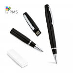 Elegante bolígrafo usb corporativo color negro