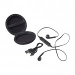 Auriculares en caja con cremallera color negro quinta vista