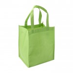 Bolsa de tejido sin tejer 80 g/m2 color verde claro tercera vista