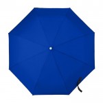 Paraguas plegable automático con funda color azul real primera vista