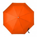 Paraguas plegable automático con funda color naranja primera vista