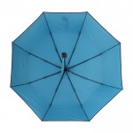 Paraguas plegable automático con funda color azul claro tercera vista