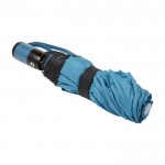 Paraguas plegable automático con funda color azul claro séptima vista