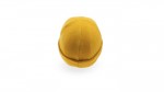 Gorro elástico de punto con dobladillo para personalizar color amarillo sexta vista
