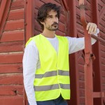 Chaleco reflectante de alta visibilidad homologado para adultos