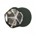 Gorra de 5 paneles de algodón y poliéster con diseño de camuflaje color camouflage quinta vista