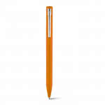 Bolígrafo corporativo de atractivo diseño color naranja