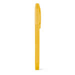 Bolígrafo barato con cuerpo de color color amarillo