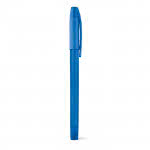 Bolígrafo barato con cuerpo de color color azul real