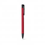 Bolígrafo de aluminio con cuerpo de color color rojo