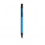 Bolígrafo de aluminio con cuerpo de color color azul claro