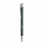 Bolígrafos personalizados de metal gris