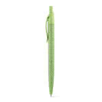 Bolígrafos ecológicos de paja de trigo color verde claro