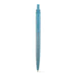 Bolígrafos ecológicos de paja de trigo color azul claro