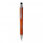 Bolígrafos con logotipo iluminado color naranja
