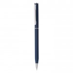 Colorido bolígrafo promocional de aluminio color color azul