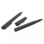 Conjunto de roller y bolígrafo negro color negro con impresión